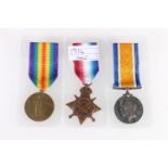 Medals of 1429 Private James Lowson Walker of the 2nd Battalion Seaforth Highlanders who was