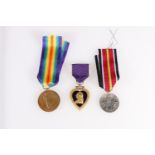 WWI Victory medal of 50071 Private Harold May of the Royal Army Medical Corps [50071 PTE H MAT