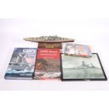 HMS Hood interest: A collection of commemorative objects relating to HMS Hood to include a modern