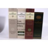 Four bottles of THE GLENLIVET single malt Scotch whisky including 15 year old 40% abv 70cl, 12