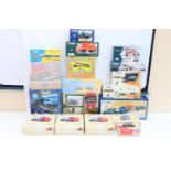 Nineteen Corgi diesast model vehicles and sets including 55201 Pickfords, 97741 Island Transport,