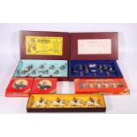 Britains, four painted metal model sets including 5187 (1987) The Bahamas Police Band, limited