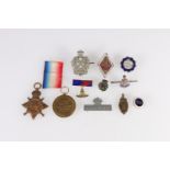 Medals of 382 Corporal Thomas Hutchison (1886-1920) of the Royal Field Artillery comprising WWI
