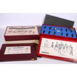 Britains Petite Ltd, three sets including 00316 The Pipes & Drums of The Irish Guards, limited