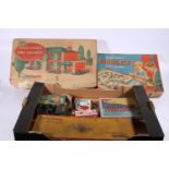 Mettoy 6255 tinplate 'Metal Dolls House and Garage' boxed, a vintage board game 'Remote Control