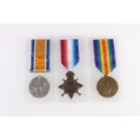 Medals of S4187 Private David Cleland of the 11th Battalion Argyll and Sutherland Highlanders who