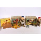 Mettoy clockwork 'Jack & Jenny' monkey and tortoise automaton boxed, an American Best Maid '