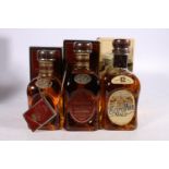 Three bottles of CARDHU Highland single malt Scotch whisky including old style 12 year old with