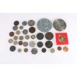 An extensive collection of world coinage in albums and loose including UNITED STATES OF AMERICA