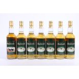 Seven bottles of BLADNOCH 13 year old Lowland single malt Scotch whisky 70cl vol 55% abv. (7).