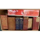 Reference.  A carton of various vols. incl. Debrett's & Whitaker's Peerage.