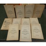 DERBYSHIRE ARCHAEOLOGICAL & NAT. HISTORY SOC. Journal. A carton of various journals 1920's-1960's.