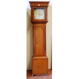 Early 19th century mahogany and oak cased thirty hour longcase clock by Thomas Yeates, Penrith,
