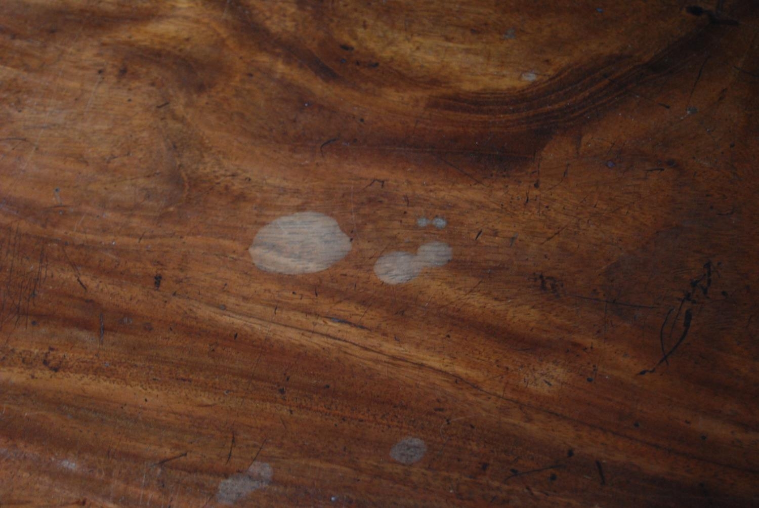 George III mahogany bachelor's chest of four graduated drawers, on bracket feet, 84cm high, 86cm - Image 5 of 11