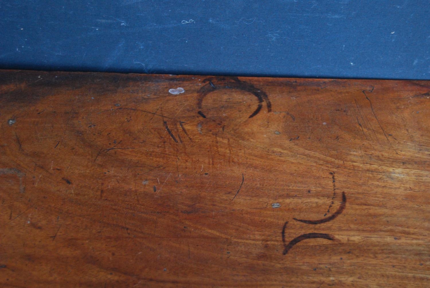 George III mahogany bachelor's chest of four graduated drawers, on bracket feet, 84cm high, 86cm - Image 6 of 11