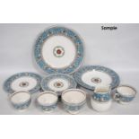 Collection of Wedgwood 'Florentine' dinner and tea wares comprising two tureens, twenty four side