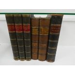 GRANT JAMES.  Old & New Edinburgh. 3 vols. Eng. plates & illus. Quarto. Half green calf, internal