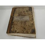 Morpeth, Mitford & Bothal.  Miscellanea from the Collection of K. Blair. Quarto folder of manuscript