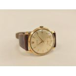 Gent's Rolex precision watch, manual, in 9ct gold case, No. 1,8998, 1962 with Guarantee, 33mm.