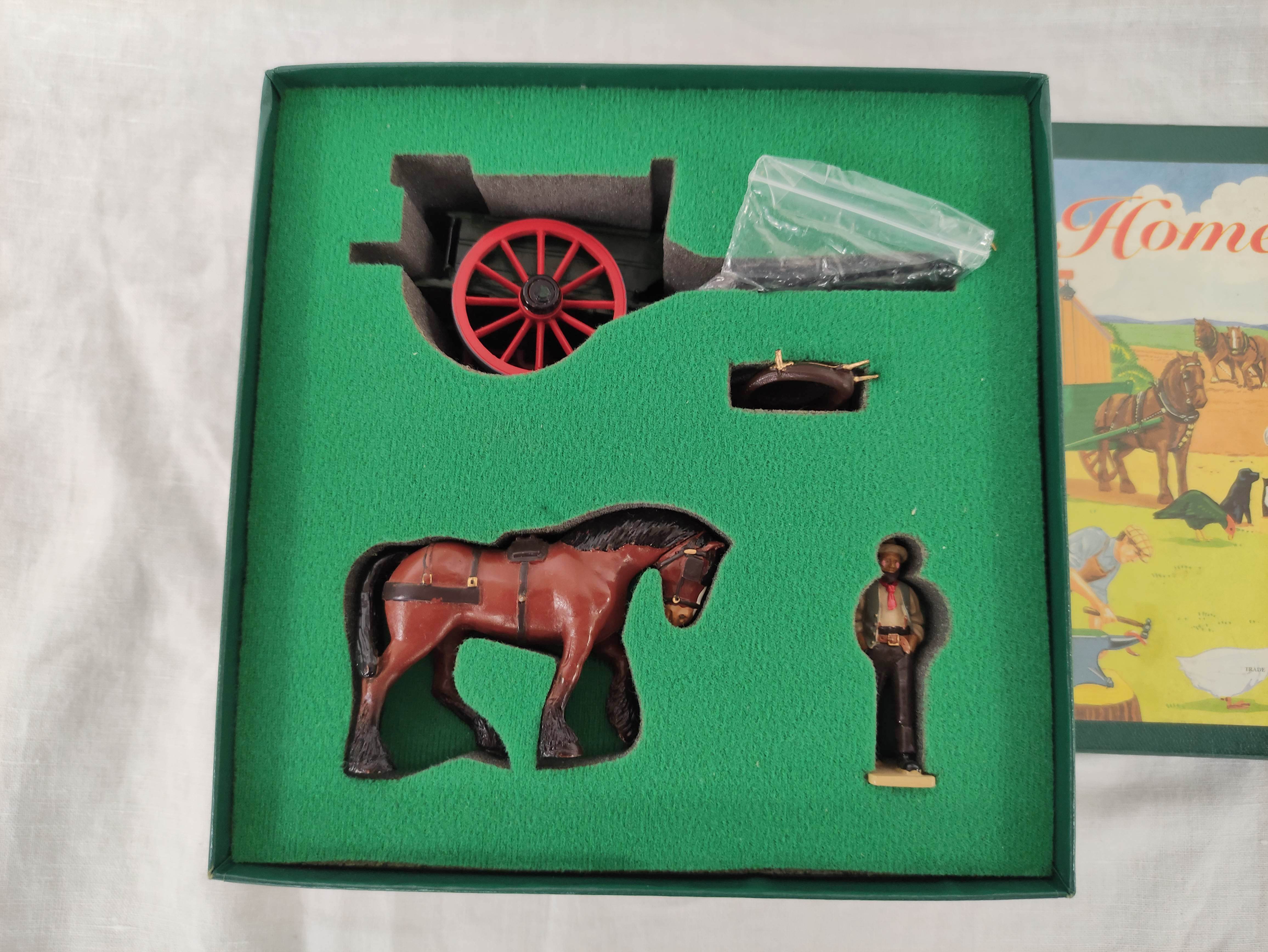 Britains Ltd. Three boxed 1994 Home farm Collector's Sets comprising of 8704 Plough Set, 8705 - Image 3 of 10