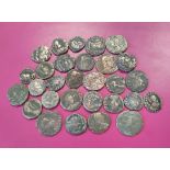 Roman- Quantity of Roman coins comprising of Siliquae & Follis. To include issues of Valens,