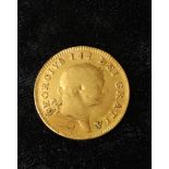 United Kingdom. George III 1804 gold half guinea. AV