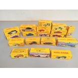 Dinky- quantity of boxed re-issue Atlas Editions diecast model vehicles. To include a Fiat 1200