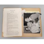 Edward Joffe / Barbara Windsor- Folder containing a large quantity of production photographs, and