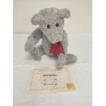 Limited edition Gund "Great Gatsbear" collector's teddy bear no 39/800. With certificate of