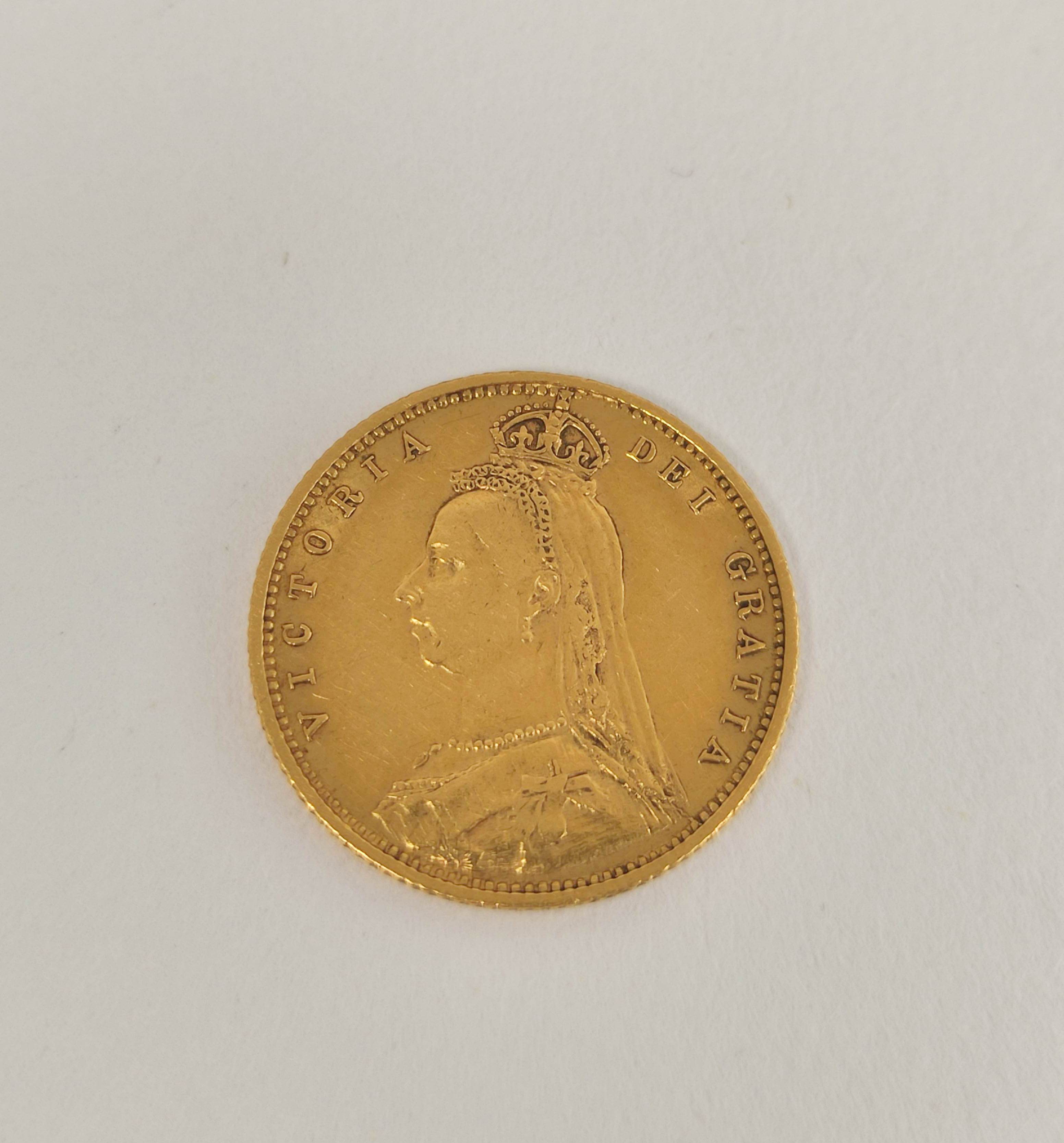 United Kingdom. Victoria 1892 22ct gold half sovereign.