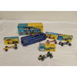 Corgi Toys- Boxed die cast models to include Ecurie Ecosse Racing Car Transporter No 1126, Lotus-