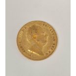United Kingdom. William IV 1832 22ct gold full sovereign.