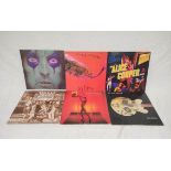 Collection of Alice Cooper records to include Quiet Room, The Alice Cooper Show, Killer and two Be-