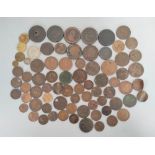 Great Britain & World. large collection of mixed coins to include six 1797 cartwheel pennies, a