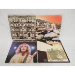 Led Zeppelin records to include House of the Holy on green and orange vinyl K50014 A2 and B2,