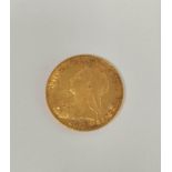 United Kingdom. Victoria 1893 22ct gold full sovereign.