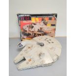 Star Wars- 1983 Return Of The Jedi Millenium Falcon Vehicle by Kenner Toys in defective box. Cargo