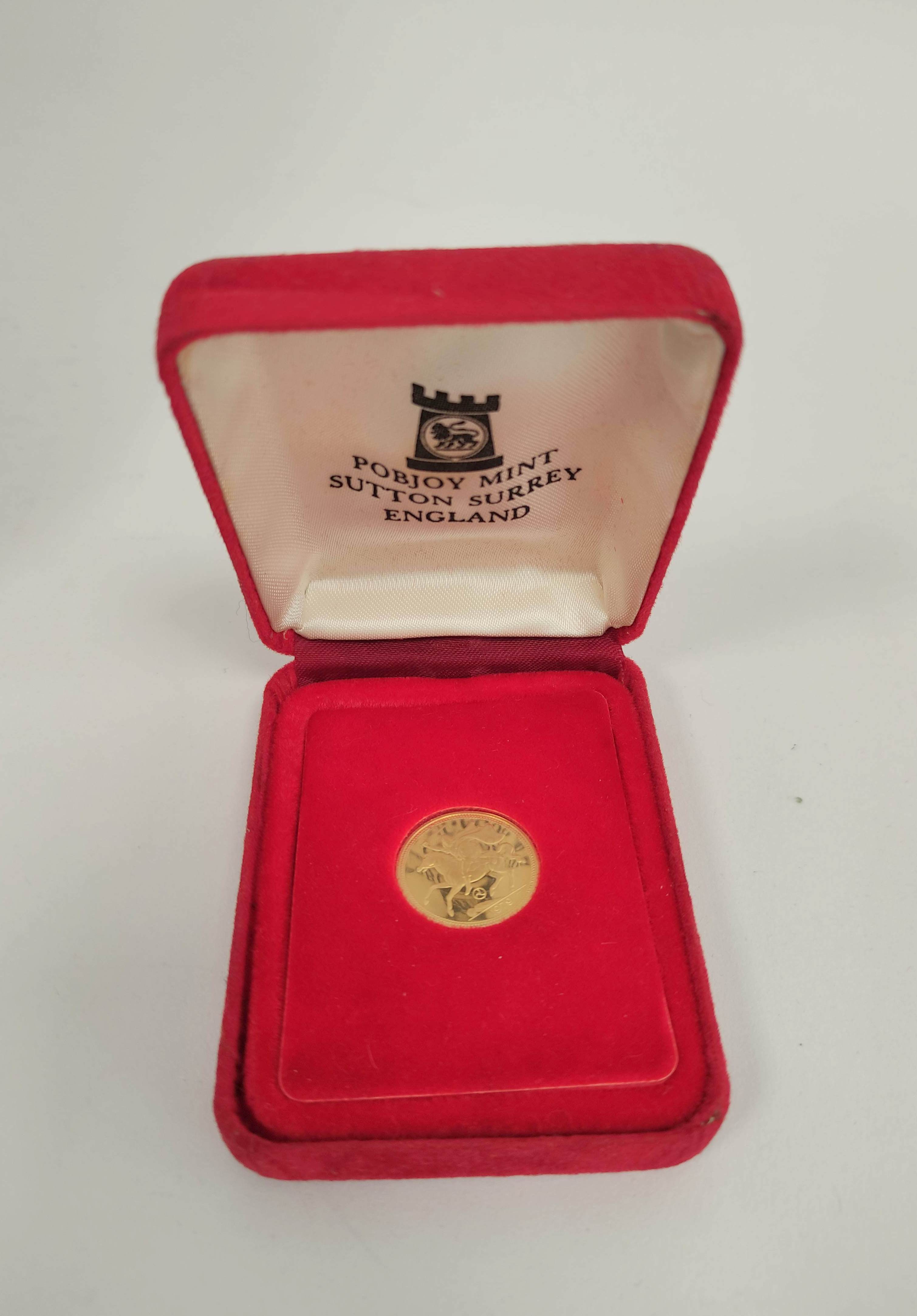 United Kingdom. Eliz II. 1979 Isle of Man proof gold sovereign.