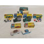 Corgi Toys- Collection of eight boxed Corgi model cars to include no 231 Triumph Herald Coupe with