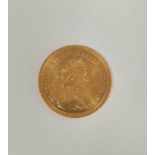 United Kingdom. Eliz II. 1976 22ct gold full sovereign. AU