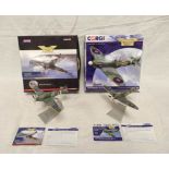 Corgi Aviation Archive. Ltd edition 1/72 scale boxed model airplanes to include a Supermarine