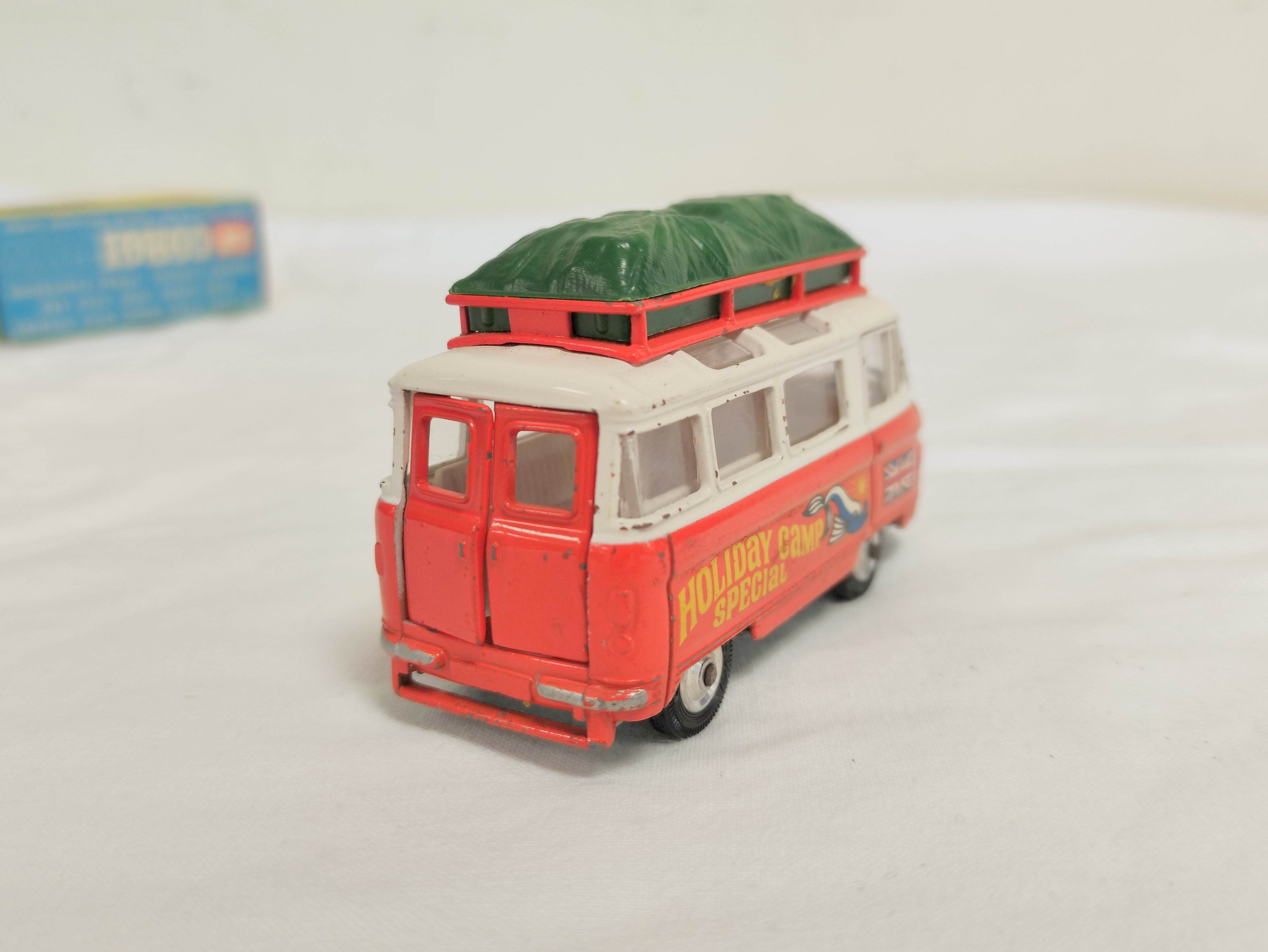 Corgi Toys- Boxed no 508 Holiday Camp Special Commer Bus 2500 series with orange and white body, - Image 5 of 7