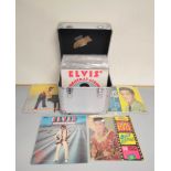 Large collection of records to include Elvis Presley, Jerry Lee Lewis, Abba, Johnny Cash Greatest