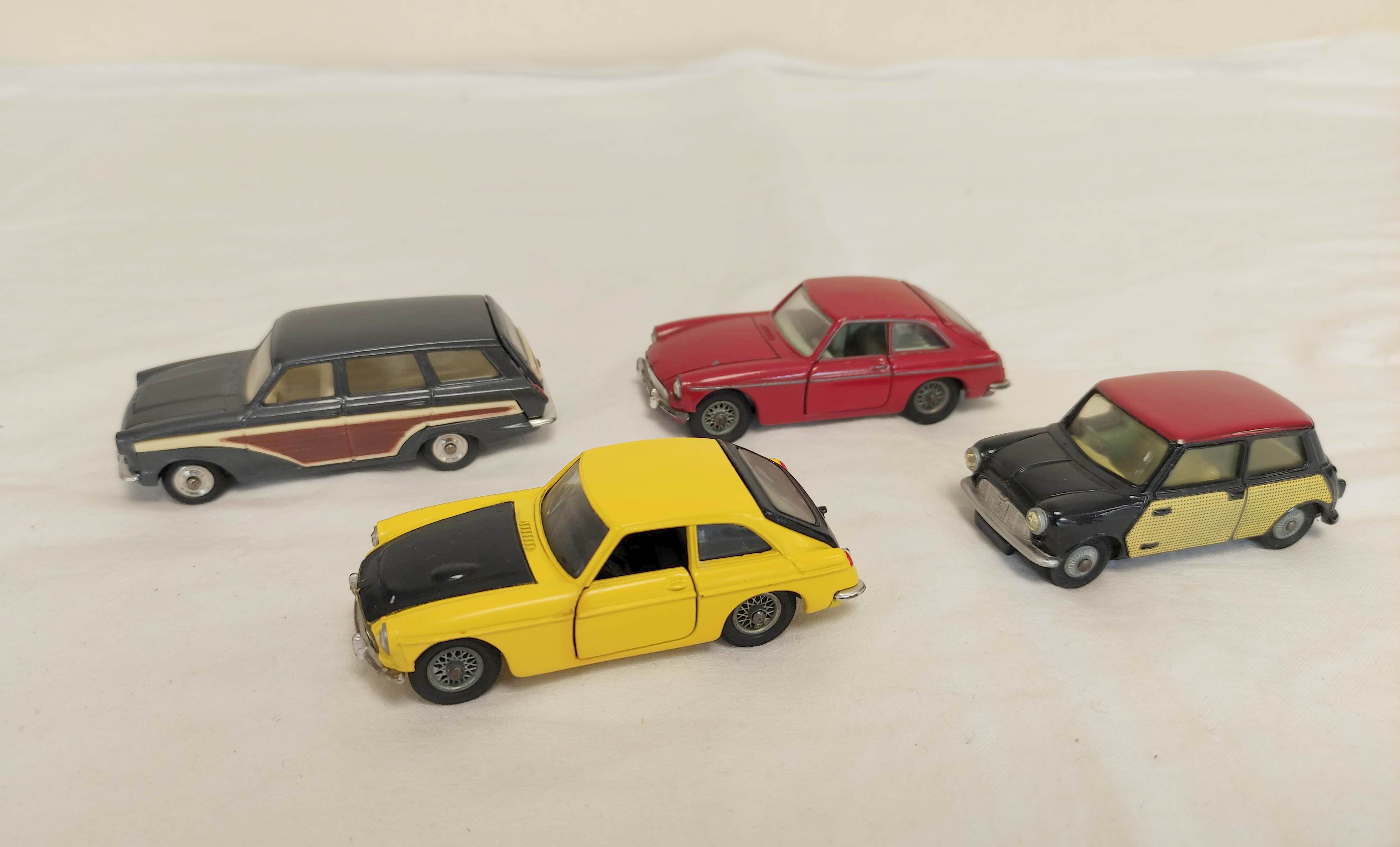 Corgi Toys. Boxed Bedford Carrimore Car Transporter No1101 with four loose cars. Comprising of an - Image 7 of 15