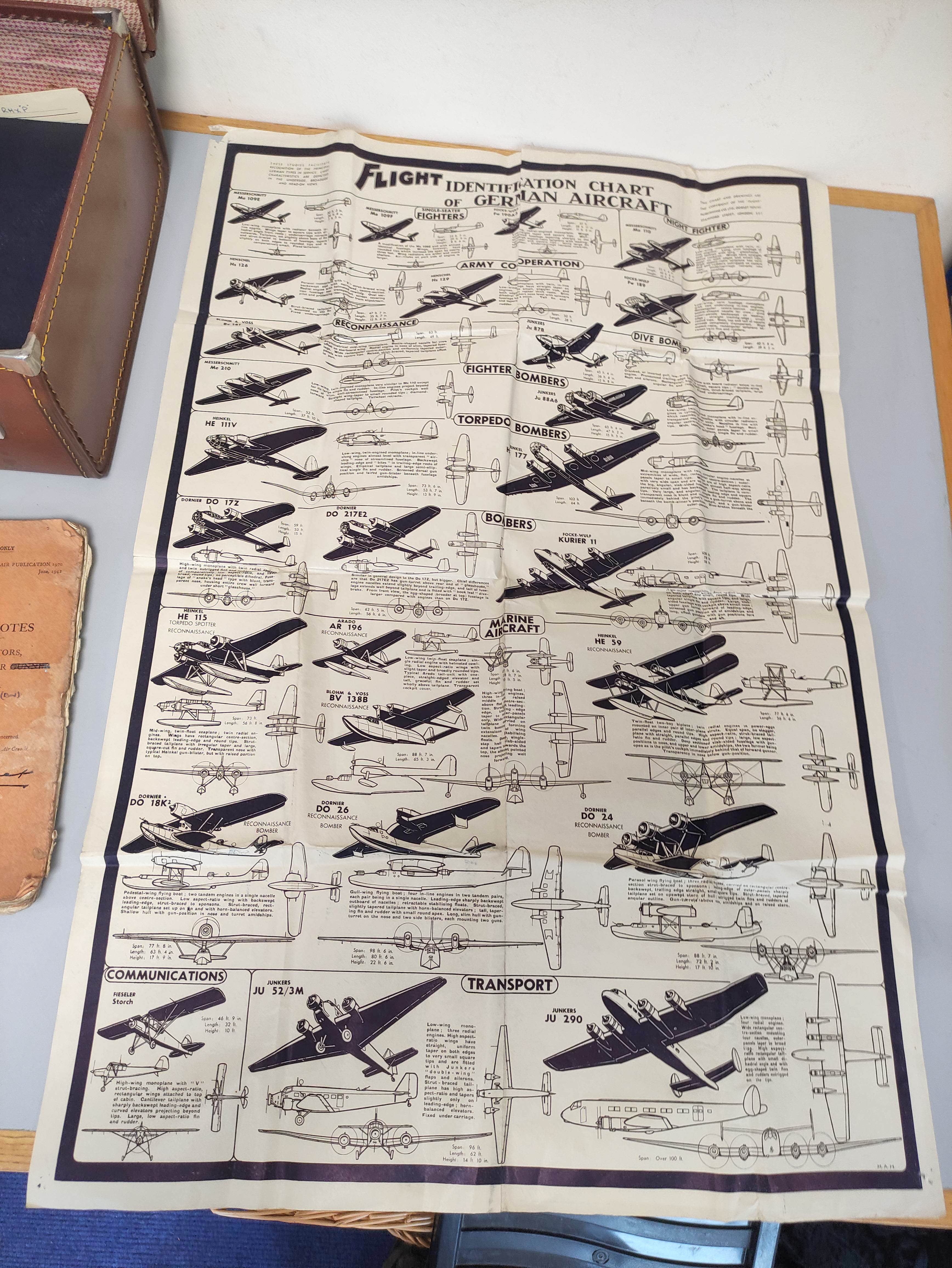 WW2 RAF- Suitcase containing the personal effects of Flight Sergeant (Navigator) A.J Airey - Image 10 of 16