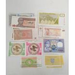 Banknotes- Pristine world banknotes predominantly comprising of Asian and Soviet Eastern block