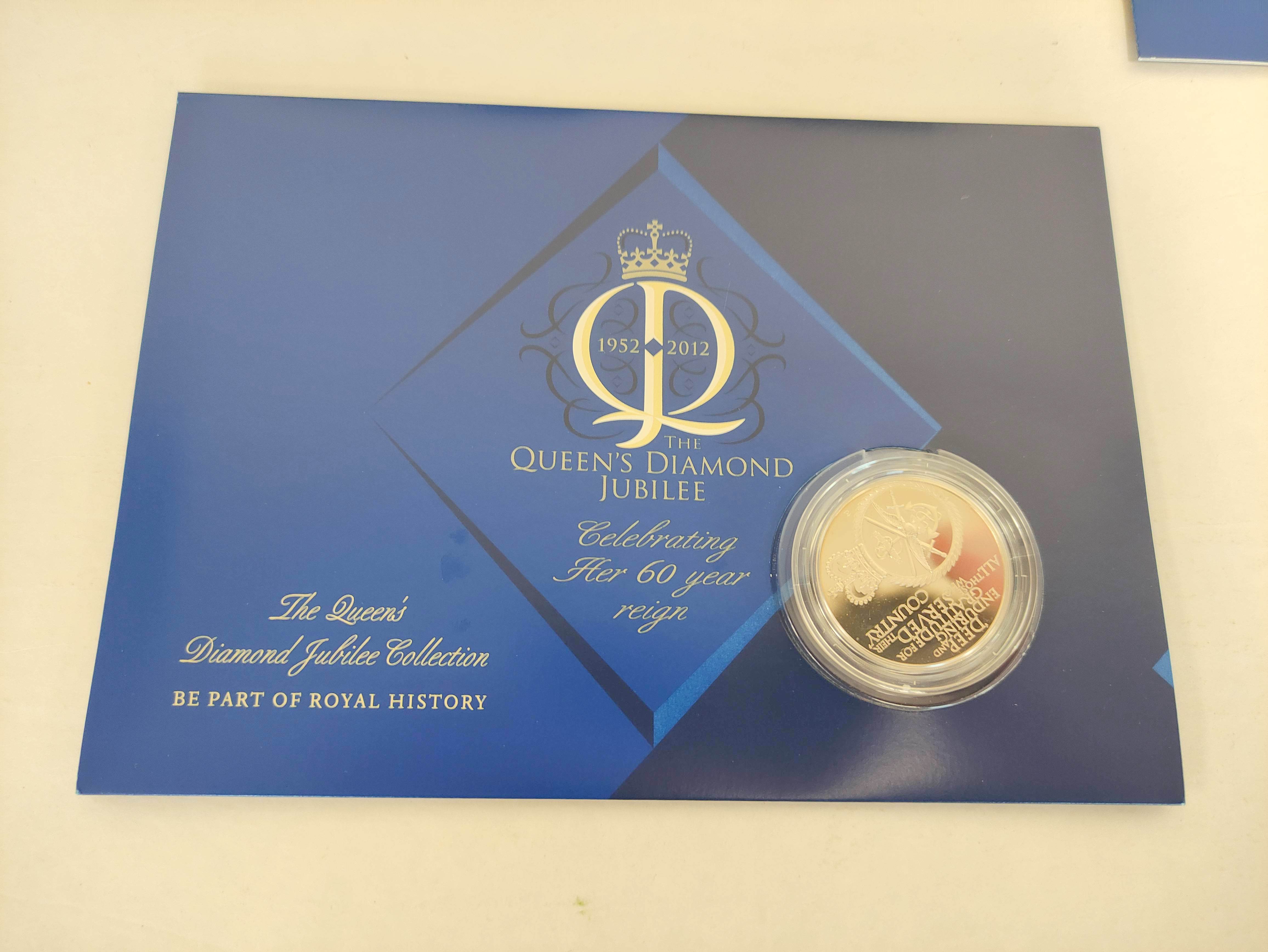 Great Britain- Elizabeth II commemorative coins to include three limited edition 2012 Diamond - Image 4 of 8