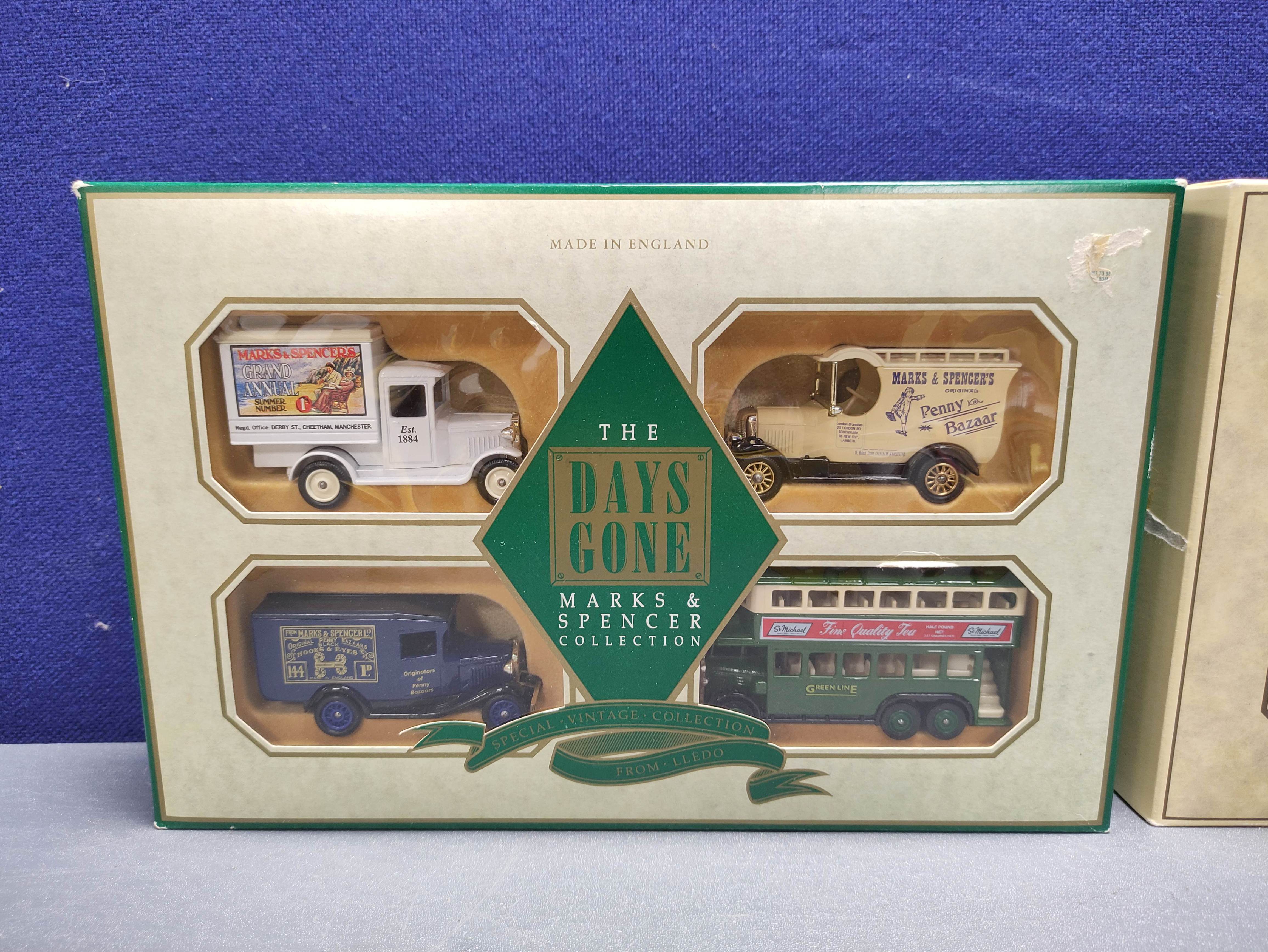 Box containing a quantity of boxed model cars to include LLedo Day's Gone Marks & Spencer collection - Image 3 of 7