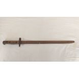 WW1. British 1907 Sanderson bayonet in relic condition and lacking scabbard.