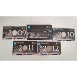 Great Britain- Countdown to London 2012 £5 Brilliant Uncirculated Four Coin Set from the Royal Mint.
